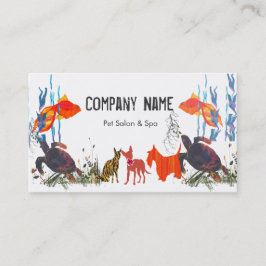 Parad på Djuromsorg Möte för sällskapsdjur fiskkat Tidsbeställning Kort