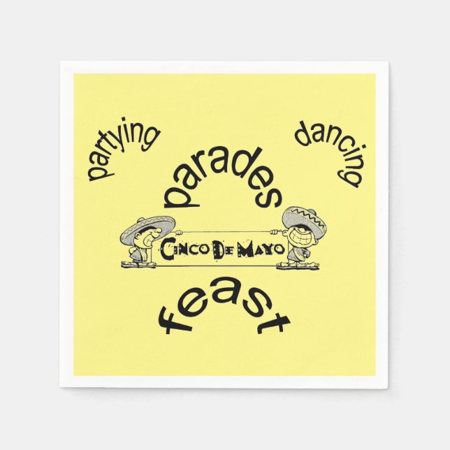 Parad- Pappersservett (Framsidan)