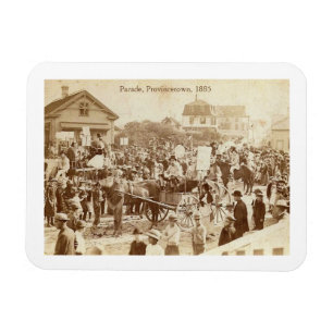 Parad, Provincetown, 1885 Vintage Magnet