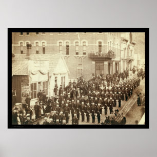 Parad SD 1890 för gata för loge IOOF för Deadwo Poster