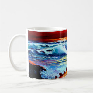 Parade Beach Sunset Giant Coffee Mugg
