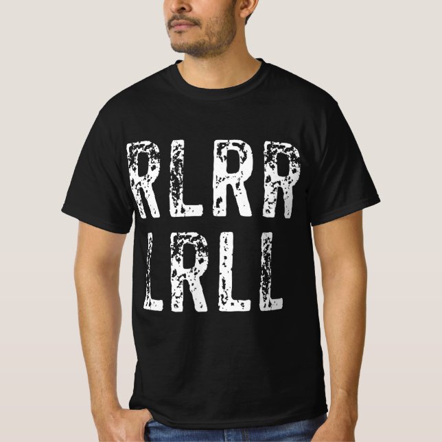 Paradiddle Drummer Musician Drumming Marching Band T Shirt (Framsida)