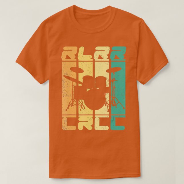 Paradiddle Marching Drummer T Shirt (Design framsida)