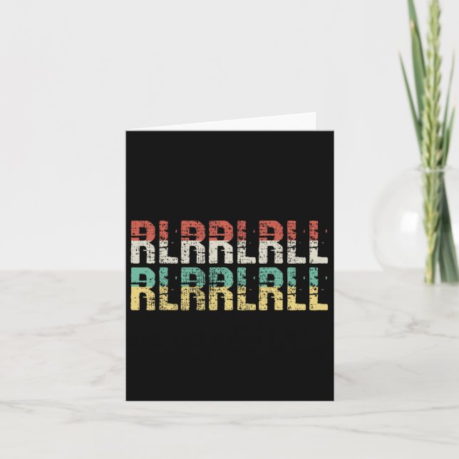 Paradiddle-trummispresent Trumsetpresent  Kort (Framsida)