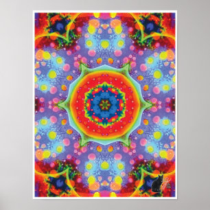 Paradigm Kinetic Collage Kaleidoscope Poster