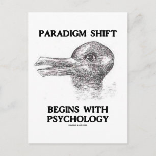 Paradigm Shift börjar med psykologi Vykort