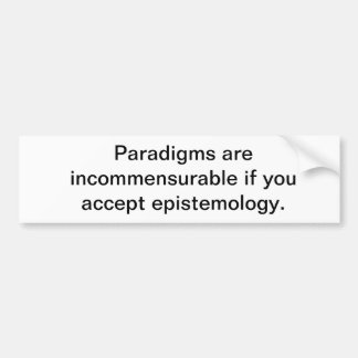 Paradigmklistermärke Bildekal