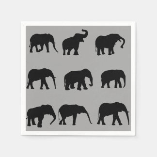Parading Elephants Napkins Pappersservett