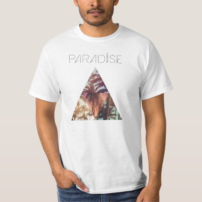 Paradis för Bermuda triangelhandflatan T Shirt (Framsida)