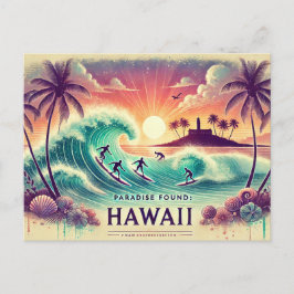 Paradis funnet: Hawaii Vykort