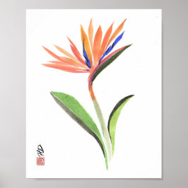 Paradis i blomning poster