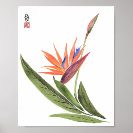 Paradis i blomning poster