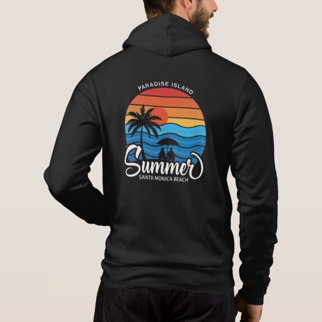 Paradis ö Santa Monica Beach-35307 T Shirt (Baksida)