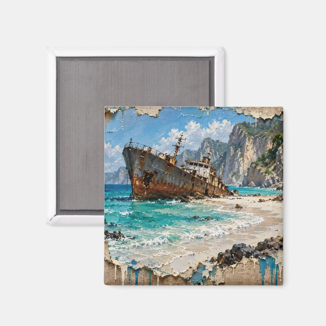 Paradis och rost magnet (Front/Back)