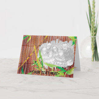 Paradis till och med ett bambustaket kort