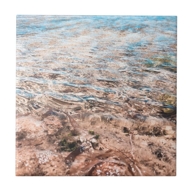 Paradisblått hav kakelplatta (Framsidan)