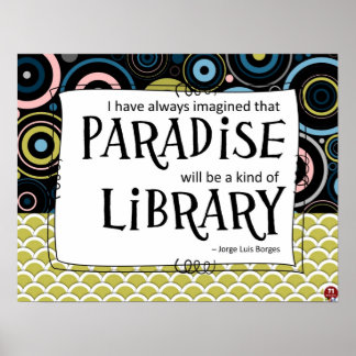 Paradise är en Bibliotek Poster