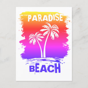 Paradise Beach Life är Bra Postcard Vykort