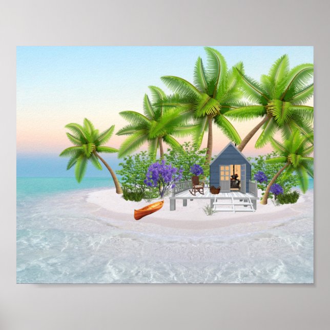 Paradise Beach Poster (Framsidan)