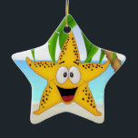 Paradise Beach Star Fish - SRF Julgransprydnad Keramik<br><div class="desc">Ha roligt med dem. Tänka teman! Spela upp med färger, lägg till eller ta bort text och (för lite extra-avgift) anpassa baksidan med bilder, färg, din logotyp/företagsinformation... ! Prydnadsföremål är inte bara för Julgranar. De ser trevliga ut i ditt hem, hänger över en gardinsstav eller någon annanstans och är underbara...</div>