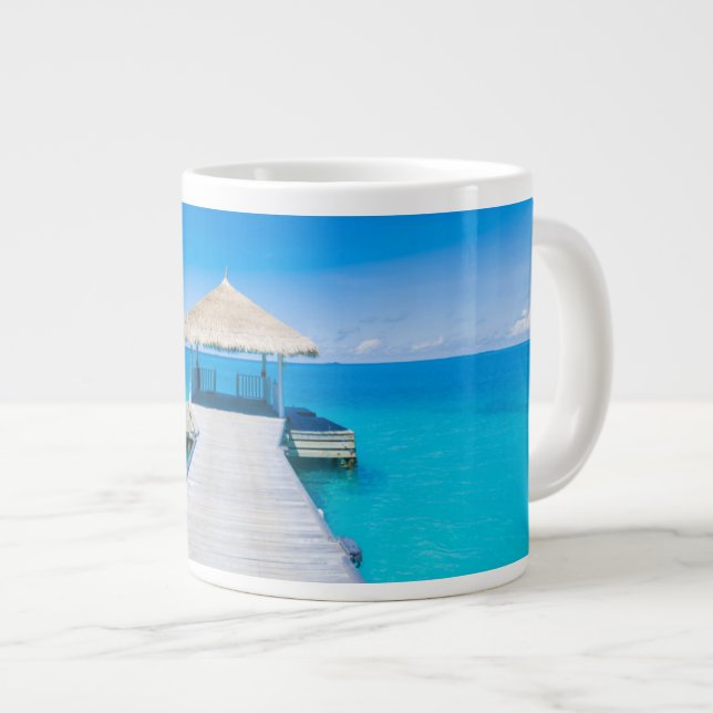 Paradise Beach | Tropiska resurser, Maldiverna Jumbo Mugg (Framsida höger)