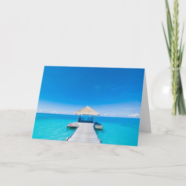 Paradise Beach | Tropiska resurser, Maldiverna Kort (Framsida)