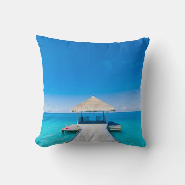 Paradise Beach | Tropiska resurser, Maldiverna Kudde (Framsida)