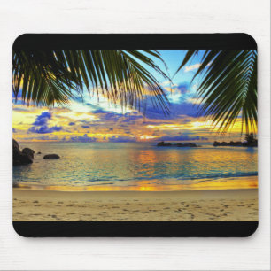 "Paradise Beach" Widescreen Mousepad Musmatta