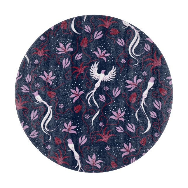 Paradise Birds: Blossoming Vintage Mönster. (Framsidan)