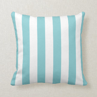 Paradise Blue and White Stripe Dekorativ kudde