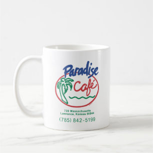 Paradise Cafe kaffe mugg