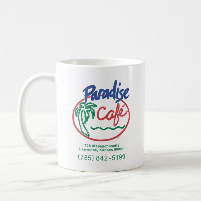 Paradise Cafe kaffe mugg (Vänster)