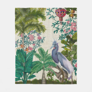 Paradise Chinoiserie Fleecefilt