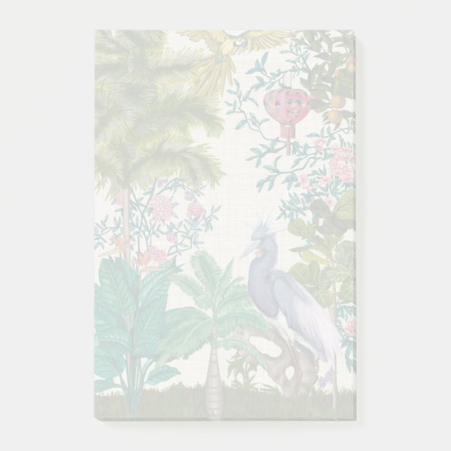 Paradise Chinoiserie Post-it Block (Framsida)