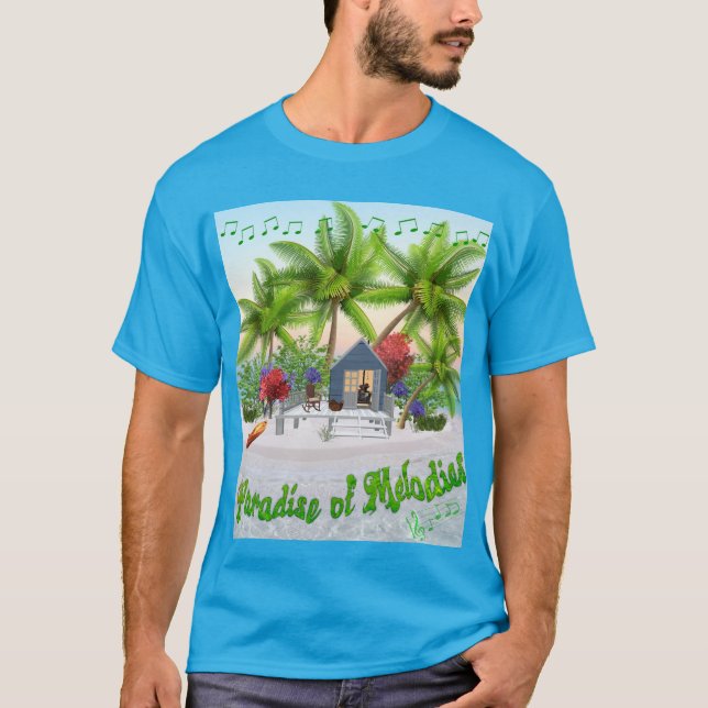Paradise de Melodies Fantasy Island T Shirt (Framsida)