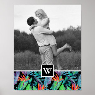 Paradise-fågeln Lägg till foto och initialt Poster