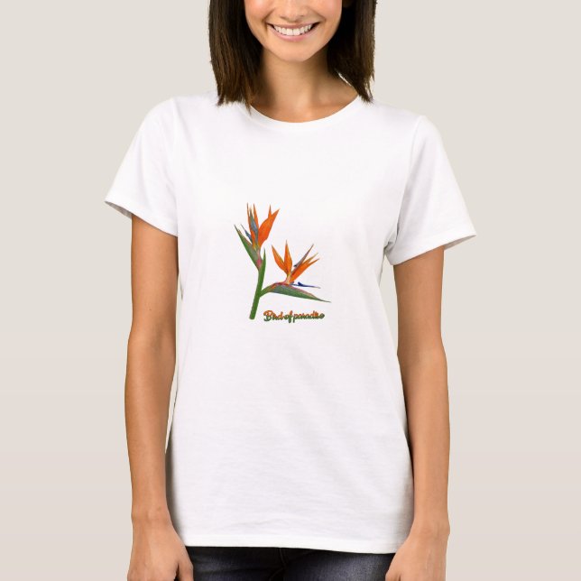 Paradise-fågeln T-shirt (Framsida)