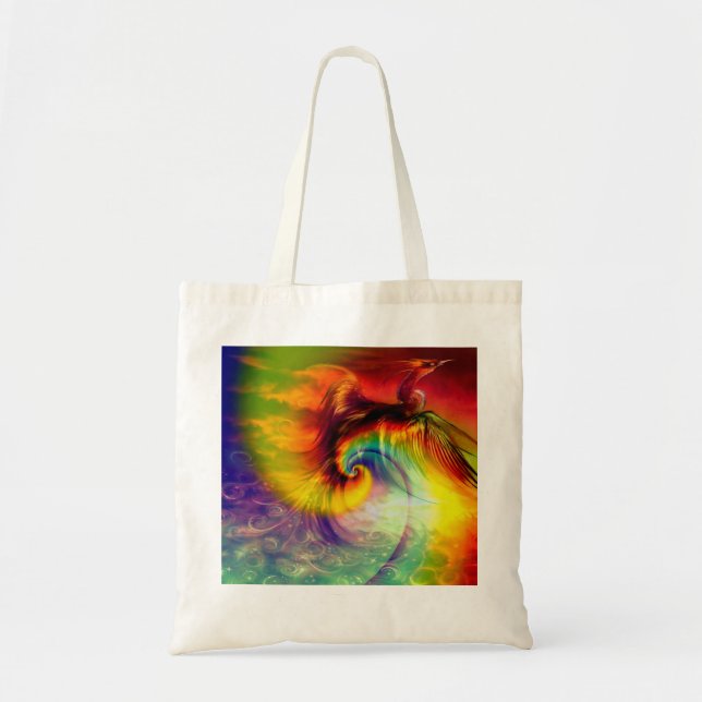 Paradise-fågeln - Tote Carriage Bag Tygkasse (Framsidan)
