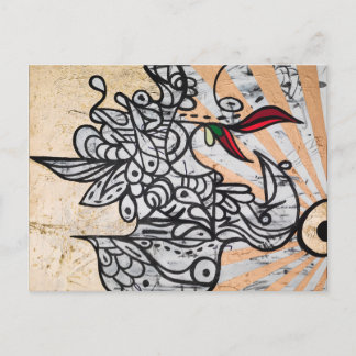 Paradise-fågeln Vykort