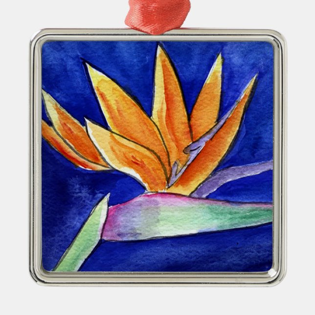 Paradise Flower Artwork Ornament Pendant (Framsidan)