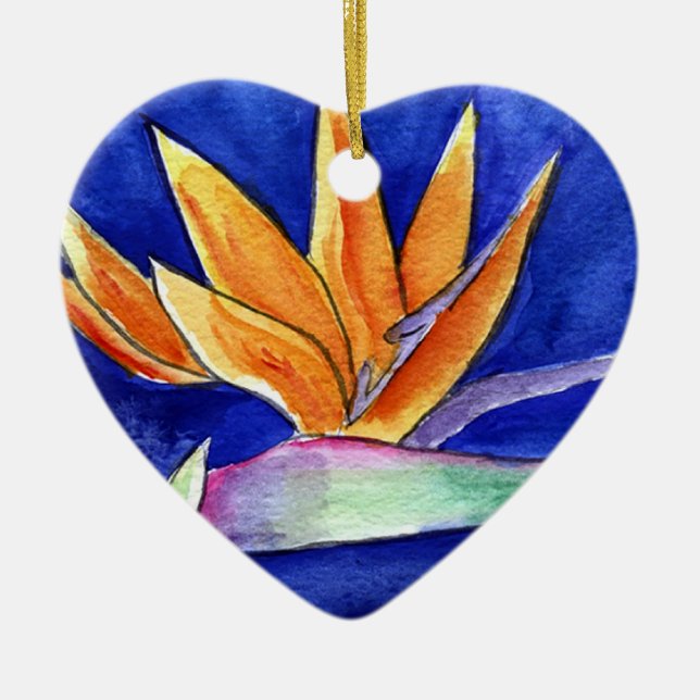 Paradise Flower Artwork Ornament Pendant (Framsidan)