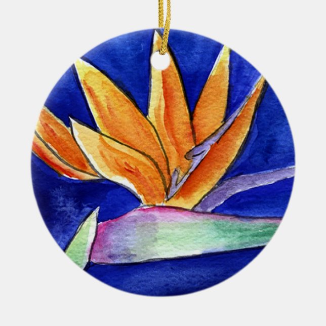 Paradise Flower Artwork Ornament Pendant (Framsidan)