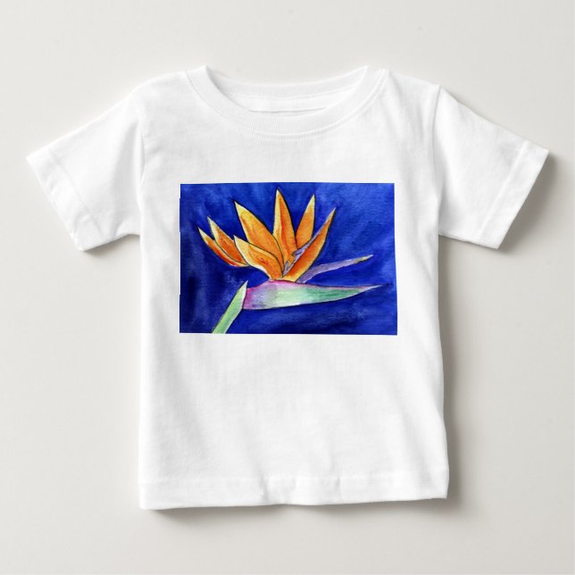 Paradise Flower Painting Art T-Shirt (Framsida)
