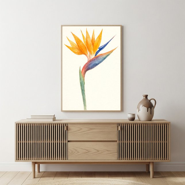 Paradise Flower Watercolor Art Poster (Skapare uppladdad)