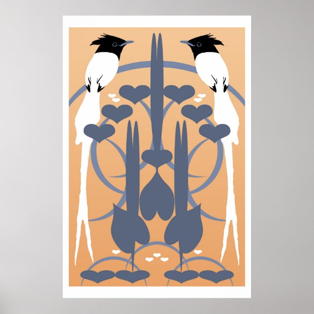 Paradise Flycatchers Poster (Framsidan)