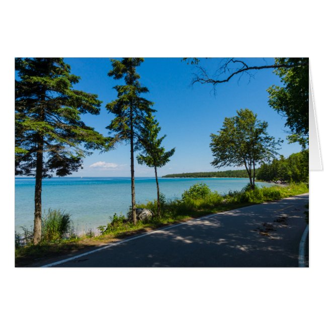 Paradise för sjö Shore Drive OBS Kort (Framsidan Horizontal)