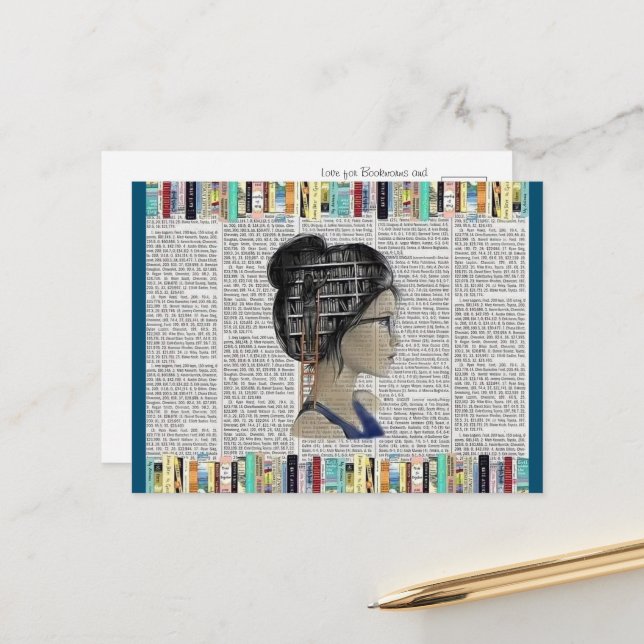 Paradise för vismläsare vykort (Fram/Back In Situ)