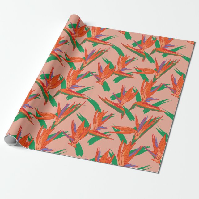 Paradise Gift Papper, Perfekt for all Presentpapper (Utrullad)