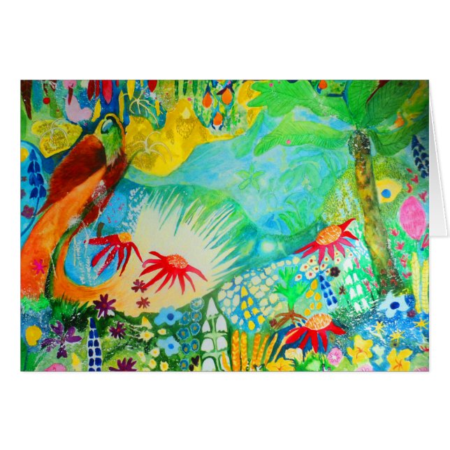 Paradise. Hälsningskort (Framsidan Horizontal)