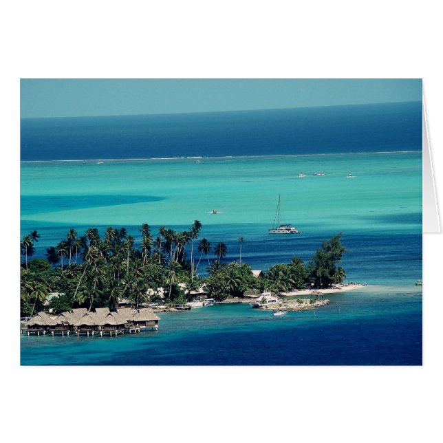 Paradise Hälsningskort (Framsidan Horizontal)